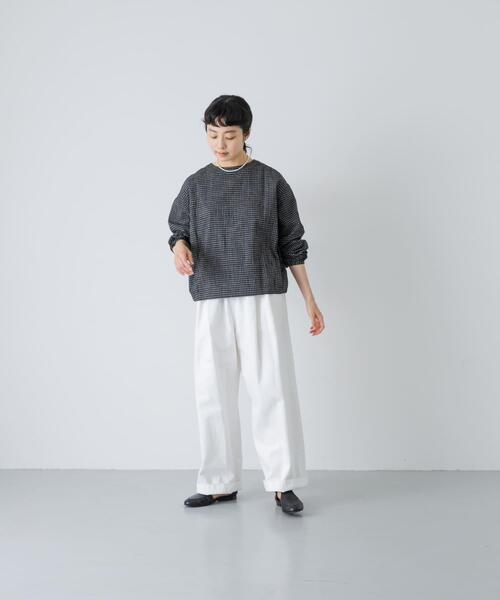 かぐれ(カグレ)の「ギャザースリーブ2WAYカーディガン(カーディガン/ボレロ・レディース・オフホワイト/ブラック・FREE)」の16枚目の写真