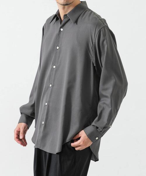 URBAN RESEARCH(アーバンリサーチ)の「WASHABLE WOOL REG SHIRTS(シャツ/ブラウス・メンズ・チェック/ネイビー/グレー・MEDIUM/LARGE)」の5枚目の写真