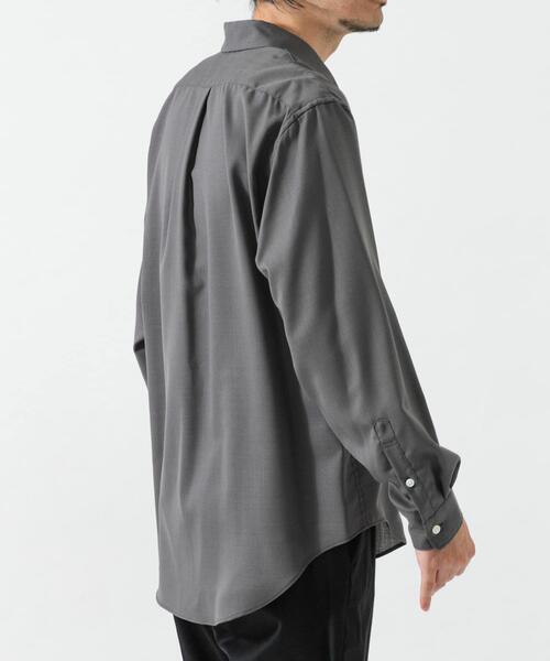 URBAN RESEARCH(アーバンリサーチ)の「WASHABLE WOOL REG SHIRTS(シャツ/ブラウス・メンズ・チェック/ネイビー/グレー・MEDIUM/LARGE)」の6枚目の写真