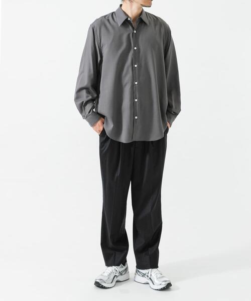 URBAN RESEARCH(アーバンリサーチ)の「WASHABLE WOOL REG SHIRTS(シャツ/ブラウス・メンズ・チェック/ネイビー/グレー・MEDIUM/LARGE)」の7枚目の写真