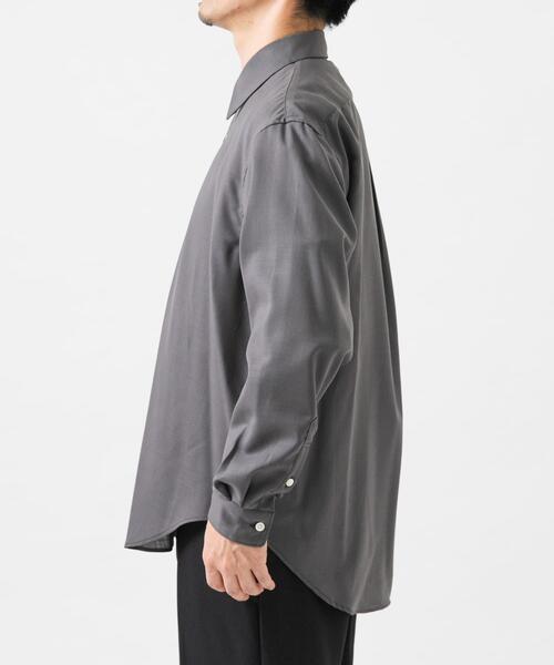 URBAN RESEARCH(アーバンリサーチ)の「WASHABLE WOOL REG SHIRTS(シャツ/ブラウス・メンズ・チェック/ネイビー/グレー・MEDIUM/LARGE)」の9枚目の写真