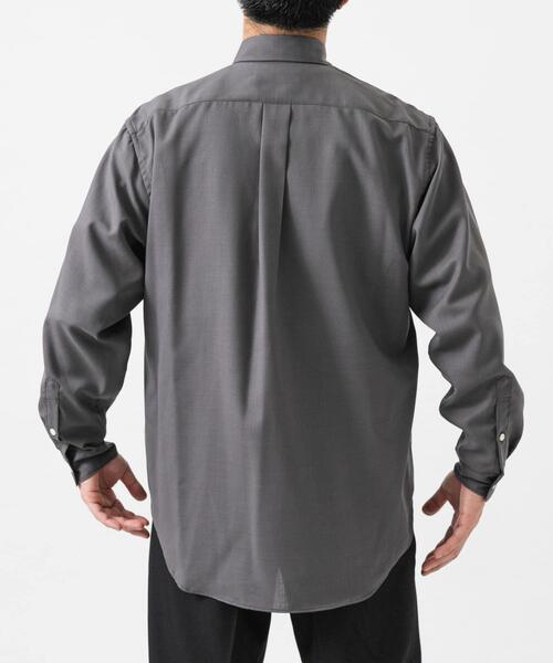 URBAN RESEARCH(アーバンリサーチ)の「WASHABLE WOOL REG SHIRTS(シャツ/ブラウス・メンズ・チェック/ネイビー/グレー・MEDIUM/LARGE)」の10枚目の写真