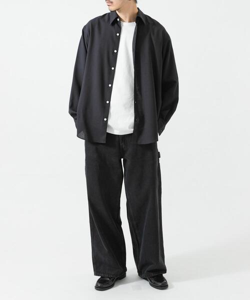 URBAN RESEARCH(アーバンリサーチ)の「WASHABLE WOOL REG SHIRTS(シャツ/ブラウス・メンズ・チェック/ネイビー/グレー・MEDIUM/LARGE)」の17枚目の写真