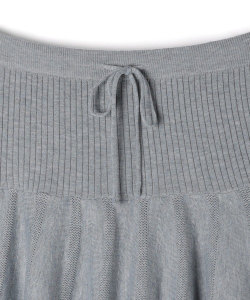 M DOLLY（エムドリー）の「Polo knit ivy set up / ポロニットアイビーセットアップ（セットアップ・レディース・アイボリー/グレー・FREE）」の16枚目の写真