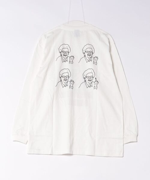 RIVER SIDE CULTURE(リバーサイドカルチャー)の「RSC×BROTHER MERLE / F〇CK おじいちゃん LS T-SHIRT(M4)(Tシャツ/カットソー・メンズ・ホワイト/ブラック/グレー・LARGE/MEDIUM/X-LARGE)」の5枚目の写真
