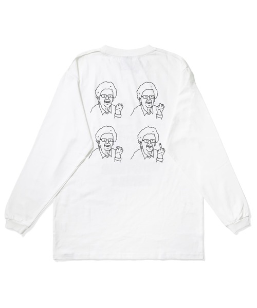 RIVER SIDE CULTURE(リバーサイドカルチャー)の「RSC×BROTHER MERLE / F〇CK おじいちゃん LS T-SHIRT(M4)(Tシャツ/カットソー・メンズ・ホワイト/ブラック/グレー・LARGE/MEDIUM/X-LARGE)」の6枚目の写真