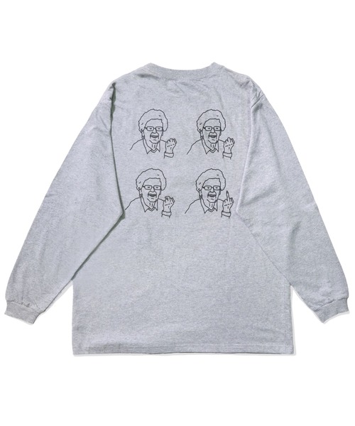 RIVER SIDE CULTURE(リバーサイドカルチャー)の「RSC×BROTHER MERLE / F〇CK おじいちゃん LS T-SHIRT(M4)(Tシャツ/カットソー・メンズ・ホワイト/ブラック/グレー・LARGE/MEDIUM/X-LARGE)」の7枚目の写真
