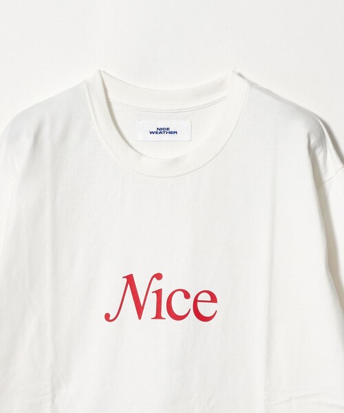 NICE WEATHER（ナイスウェザー）の「＜NICE WEATHER＞NICE ロゴ ロング スリーブTシャツ（Tシャツ/カットソー・メンズ・ブラック/パープル/ホワイト/ダークグレー・L/XS/M/S）」の20枚目の写真