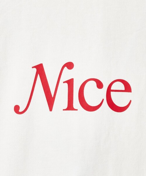 NICE WEATHER（ナイスウェザー）の「＜NICE WEATHER＞NICE ロゴ ロング スリーブTシャツ（Tシャツ/カットソー・メンズ・ブラック/パープル/ホワイト/ダークグレー・L/XS/M/S）」の21枚目の写真