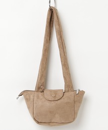Chick | Faux Suede Handle Gathered Tote Bag / フェイクスエード ギャザーハンドルトートバッグ(トートバッグ)