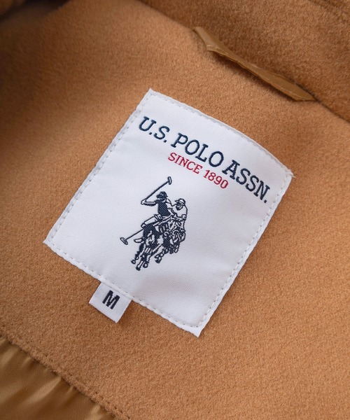 U.S. POLO ASSN.(ユーエスポロアッスン)の「【80】【U.S. POLO ASSN/ユー.エス. ポロアッスン】 襟付き メルトン ジップブルゾン/ライトメルトン/ワンポイント刺繍/トラッド/プレッピー/ユニセックス/レディース/メンズ(ブルゾン・メンズ・ネイビー/アイボリー/キャメル/チャコールグレー/ブラック・L/M)」の8枚目の写真