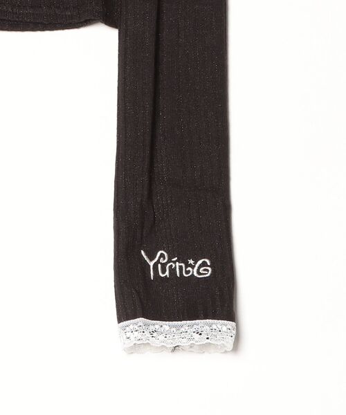 younger song（ヤンガーソング）の「Lame rib long tee ｡ｼyung｡ｽ（Tシャツ/カットソー・メンズ・アイボリー/Black/ブラウン・フリー）」の5枚目の写真