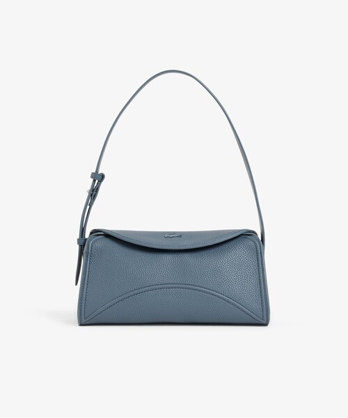LACOSTE(ラコステ)の「エブリデイクラブ ワイドフラップショルダーバッグ(ショルダーバッグ・レディース・ブラック/ブルーグレー・FREE)」の2枚目の写真