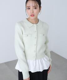 ◆金ボタン前あきポロニット