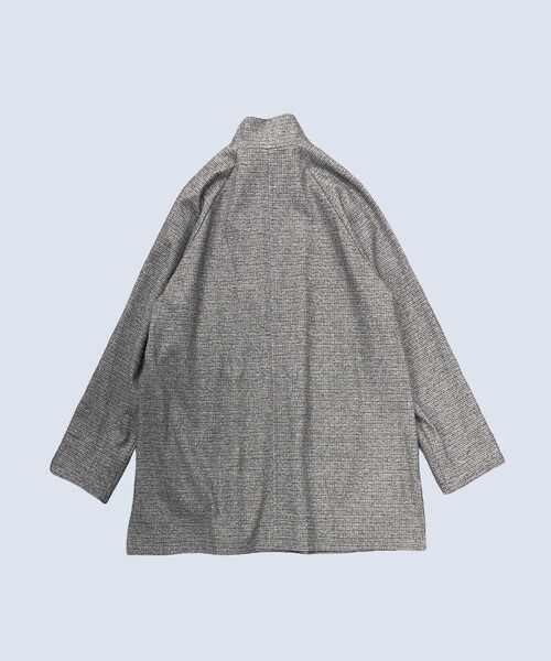 LOISIR(ロワズィール)の「エステルコットンカットソーハーフジップチュニック(Tシャツ/カットソー・レディース・チャコールグレー/チェック・FREE)」の7枚目の写真