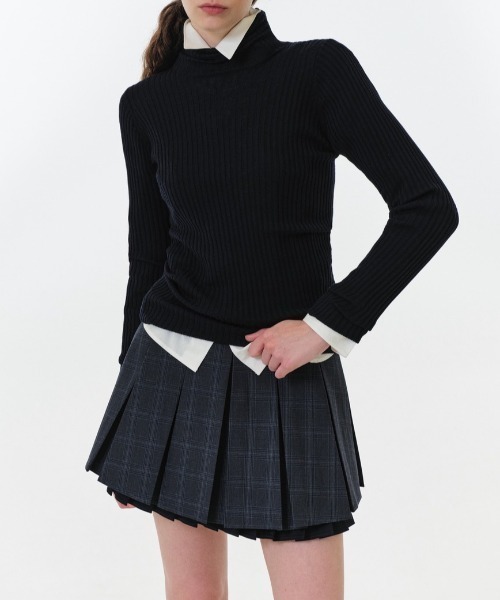 GRVRGROVE(グローブ)の「FAE CHECK PLEATS SKIRT(スカート・レディース・チェック・MEDIUM/SMALL)」の2枚目の写真