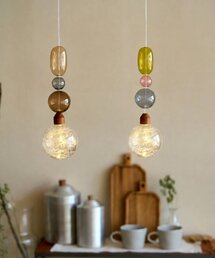 BIRTHDAY BAR（バースデイバー）の「やさしく連なる ガラスパーツのLEDライト（照明）」