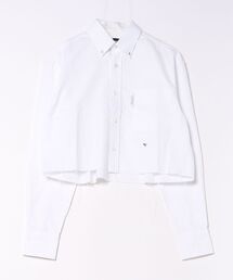 HOMME girls（オムガールズ）の「CROPPED OXFORD SHIRT HGSH065（シャツ/ブラウス）」