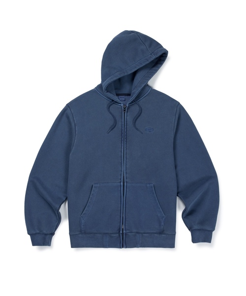 MMLG（エムエムエルジー）の「[Mmlg] DYED MMLG HOOD ZIPUP (6COLOR)（パーカー・レディース・ネイビー/ブラウン/ピンク/ラベンダー/バーガンディー/チャコール・SMALL/MEDIUM/LARGE/X-LARGE）」の4枚目の写真
