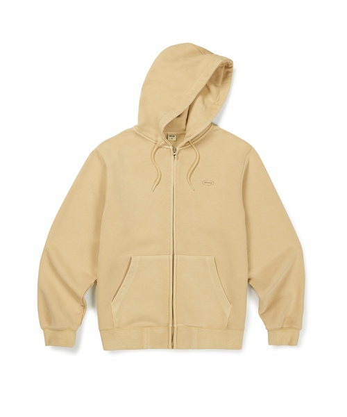 MMLG（エムエムエルジー）の「[Mmlg] DYED MMLG HOOD ZIPUP (6COLOR)（パーカー・レディース・ネイビー/ブラウン/ピンク/ラベンダー/バーガンディー/チャコール・SMALL/MEDIUM/LARGE/X-LARGE）」の3枚目の写真