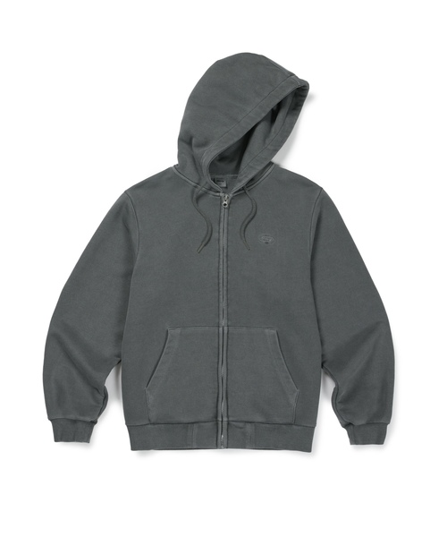 MMLG（エムエムエルジー）の「[Mmlg] DYED MMLG HOOD ZIPUP (6COLOR)（パーカー・レディース・ネイビー/ブラウン/ピンク/ラベンダー/バーガンディー/チャコール・SMALL/MEDIUM/LARGE/X-LARGE）」の2枚目の写真
