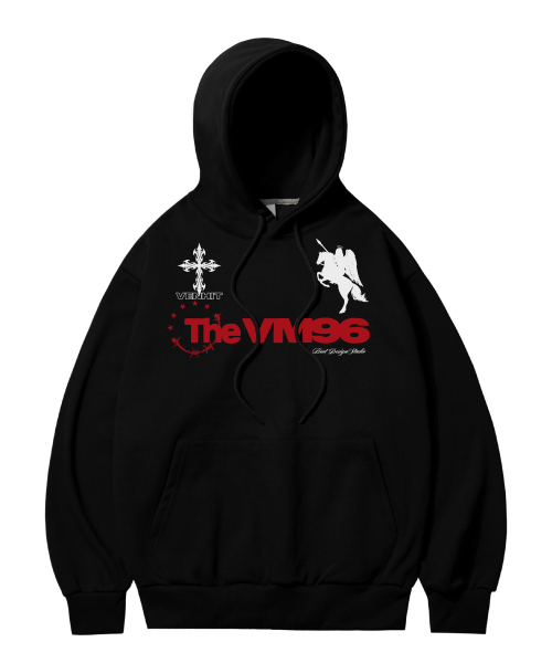 VENHIT(ベンヒット)の「THEVM96 フーディー(パーカー・レディース・チャコールグレー/ブラック/ブラウン/ピンク/バーガンディー・MEDIUM/LARGE/X-LARGE/XX-LARGE)」の6枚目の写真