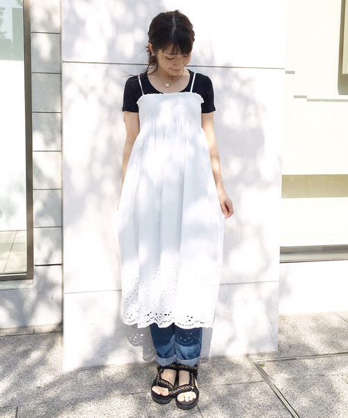 Haco ハコ の すそレースの２ｗａｙキャミワンピース ワンピース Wear
