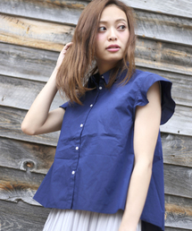 Denime | タイプライターノースリーブシャツ(シャツ/ブラウス)