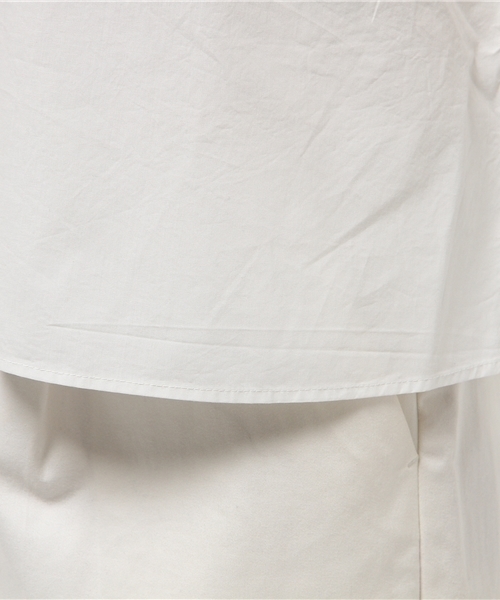 Denime（ドゥニーム）の「タイプライターノースリーブシャツ（シャツ/ブラウス・レディース・ネイビー/ホワイト・FREE）」の10枚目の写真