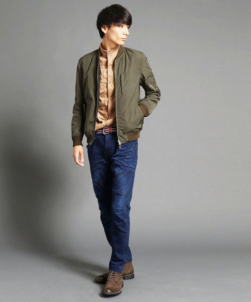 NICOLE CLUB FOR MEN(ニコルクラブフォーメン)の「『Safari1月号掲載 』切り替えストレッチデニム(デニムパンツ・メンズ・インディゴブルー/その他1/ホワイト/その他2・LARGE/MEDIUM/SMALL/X-LARGE)」の18枚目の写真