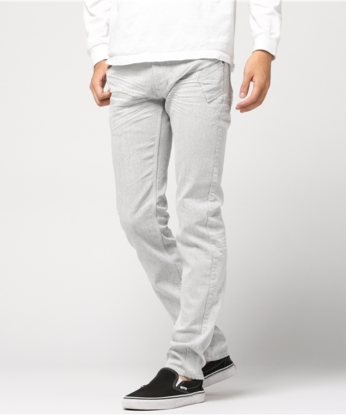 NICOLE CLUB FOR MEN(ニコルクラブフォーメン)の「『Safari1月号掲載 』切り替えストレッチデニム(デニムパンツ・メンズ・インディゴブルー/その他1/ホワイト/その他2・LARGE/MEDIUM/SMALL/X-LARGE)」の19枚目の写真