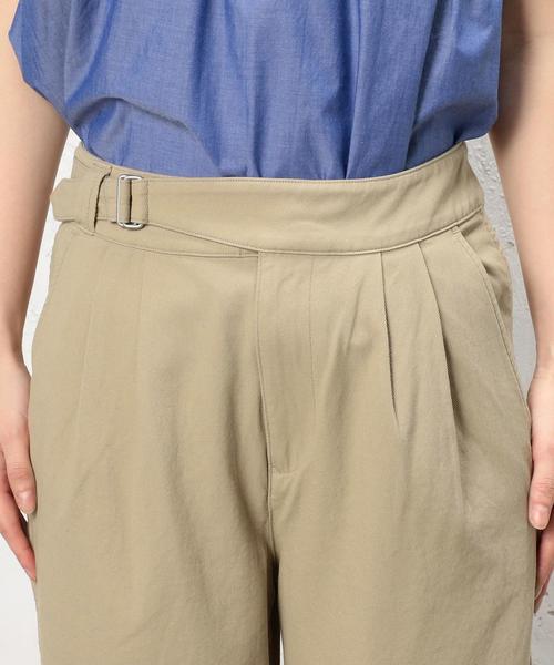 green label relaxing（グリーンレーベルリラクシング）の「STD GLR COVERT ワイド パンツ ◆（その他パンツ・レディース・ベージュ・40/36/38）」の6枚目の写真