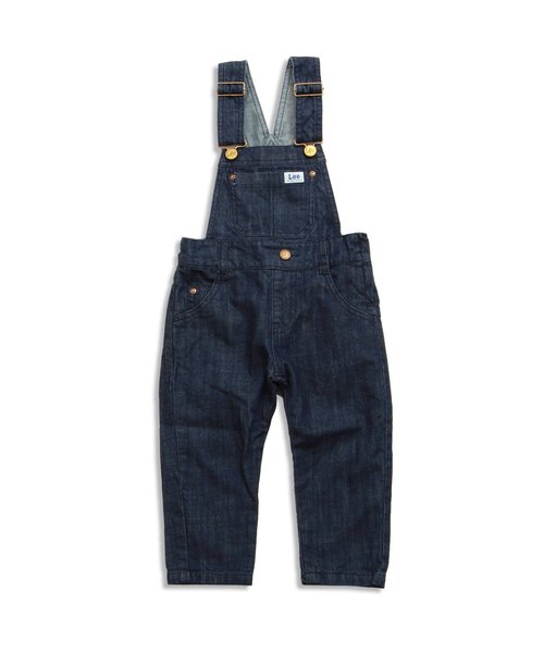 apres les cours(アプレレクール)の「LEEスリムサロペット 9分丈(サロペット/オーバーオール・キッズ・ネイビー/ブルー・90/100/120/140/110/130)」の4枚目の写真