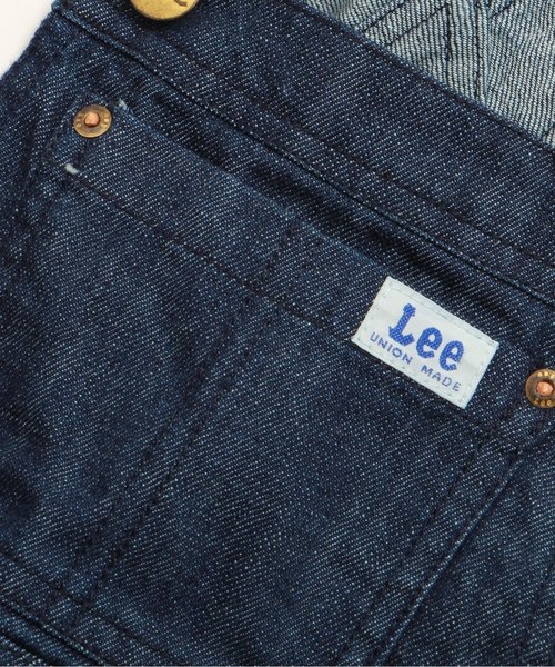 apres les cours(アプレレクール)の「LEEスリムサロペット 9分丈(サロペット/オーバーオール・キッズ・ネイビー/ブルー・90/100/120/140/110/130)」の8枚目の写真