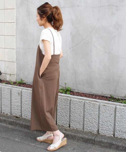 FRAMeWORK(フレームワーク)の「サロペット◆(サロペット/オーバーオール・レディース・ブラック/ブラウン・FREE)」の16枚目の写真