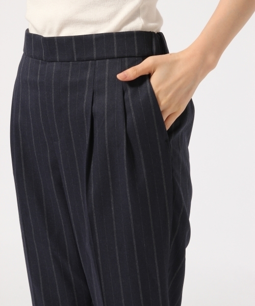 GLOBAL WORK（グローバルワーク）の「TRテーパードパンツガラ/758067（その他パンツ・レディース・グレー系その他/ネイビー・LARGE/MEDIUM/SMALL）」の8枚目の写真