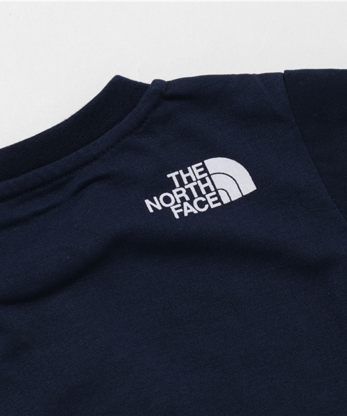 THE NORTH FACE（ザノースフェイス）の「ザ・ノース・フェイス　キッズカットソー / ロングスリーブロゴグラフィックティー（Tシャツ/カットソー・キッズ・エメラルドブルー/ミックスグレー/ダークブルー/アイボリー・100/110/140/120/130/150）」の8枚目の写真