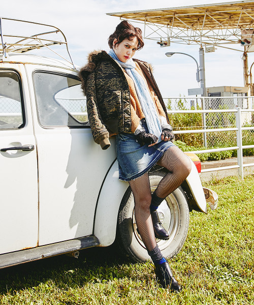 HYSTERIC GLAMOUR(ヒステリックグラマー)の「SP加工SデニムミニSK(デニムスカート・レディース・インディゴブルー・X-SMALL/SMALL/MEDIUM)」の14枚目の写真