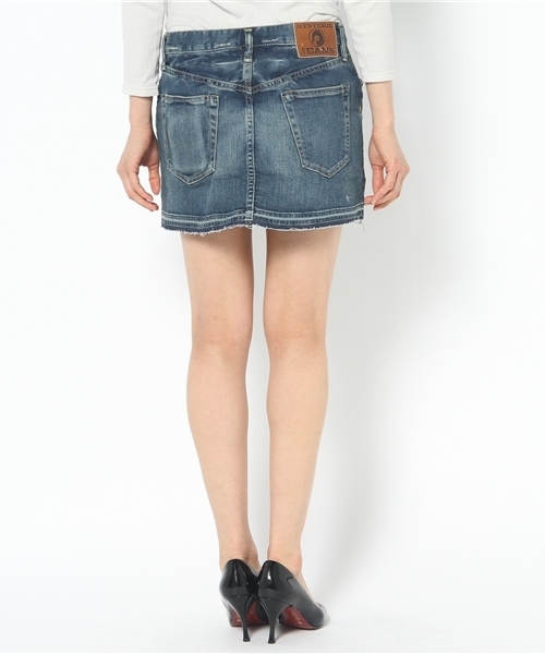 HYSTERIC GLAMOUR(ヒステリックグラマー)の「SP加工SデニムミニSK(デニムスカート・レディース・インディゴブルー・X-SMALL/SMALL/MEDIUM)」の11枚目の写真