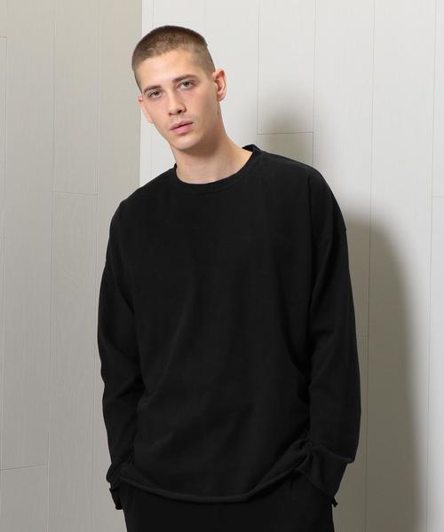 UNUSED(アンユーズド)の「<UNUSED>CREW NECK FADE T-SHIRT/Tシャツ.(Tシャツ/カットソー・メンズ・ブラック/オフホワイト・2/3)」の2枚目の写真