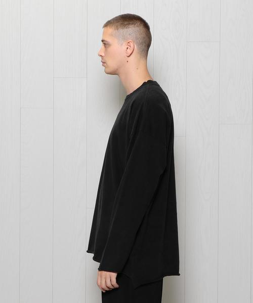 UNUSED(アンユーズド)の「<UNUSED>CREW NECK FADE T-SHIRT/Tシャツ.(Tシャツ/カットソー・メンズ・ブラック/オフホワイト・2/3)」の4枚目の写真