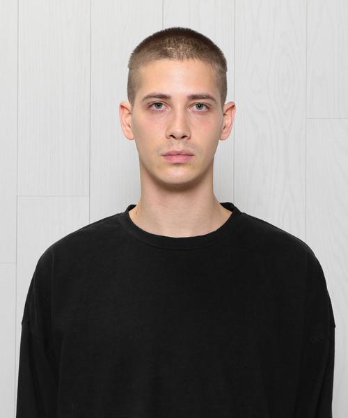 UNUSED(アンユーズド)の「<UNUSED>CREW NECK FADE T-SHIRT/Tシャツ.(Tシャツ/カットソー・メンズ・ブラック/オフホワイト・2/3)」の6枚目の写真