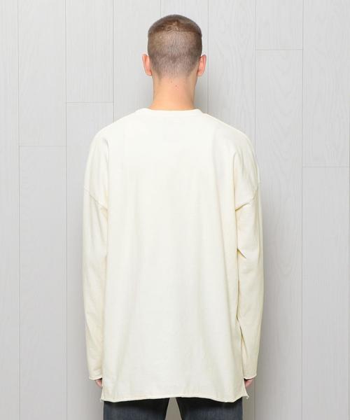UNUSED(アンユーズド)の「<UNUSED>CREW NECK FADE T-SHIRT/Tシャツ.(Tシャツ/カットソー・メンズ・ブラック/オフホワイト・2/3)」の11枚目の写真