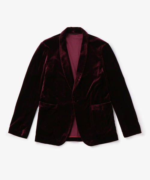 ★新品未使用★ ユナイテッド アローズ UAST ベルベット ショールジャケット UNITED ARROWS（ユナイテッドアローズ）の「UAST ベルベット ショール