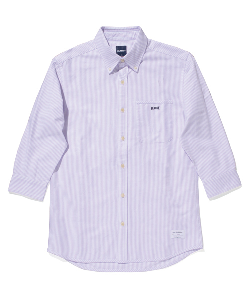 XLARGE（エクストララージ）の「OXFORD HALF SLEEVE SHIRT（シャツ/ブラウス・メンズ・ホワイト/ブラック/ライトパープル/ブルー・SMALL/MEDIUM/LARGE/X-LARGE）」の4枚目の写真