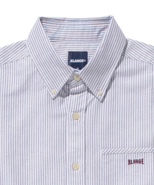 XLARGE（エクストララージ）の「OXFORD HALF SLEEVE SHIRT（シャツ/ブラウス・メンズ・ホワイト/ブラック/ライトパープル/ブルー・SMALL/MEDIUM/LARGE/X-LARGE）」の5枚目の写真