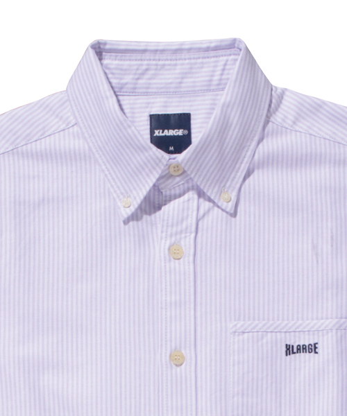 XLARGE（エクストララージ）の「OXFORD HALF SLEEVE SHIRT（シャツ/ブラウス・メンズ・ホワイト/ブラック/ライトパープル/ブルー・SMALL/MEDIUM/LARGE/X-LARGE）」の6枚目の写真