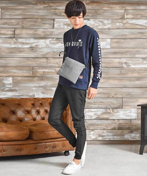 MinoriTY（マイノリティ）の「ナイロンサコッシュ ショルダーバッグ かばん（ショルダーバッグ・メンズ・グレー/ブラック/ネイビー/ベージュ・FREE）」の8枚目の写真