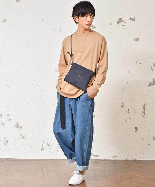 MinoriTY（マイノリティ）の「ナイロンサコッシュ ショルダーバッグ かばん（ショルダーバッグ・メンズ・グレー/ブラック/ネイビー/ベージュ・FREE）」の6枚目の写真