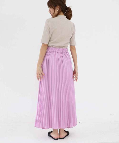 M y u（ミュー）の「高見え大人プリーツ♪プリーツスカート（スカート・レディース・ブルー/パープル/イエロー・FREE）」の17枚目の写真